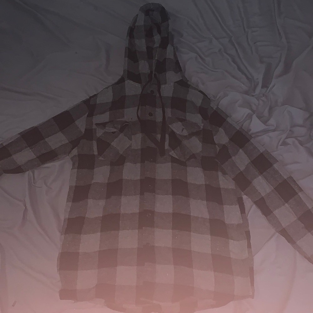 Shirt with hoodie
